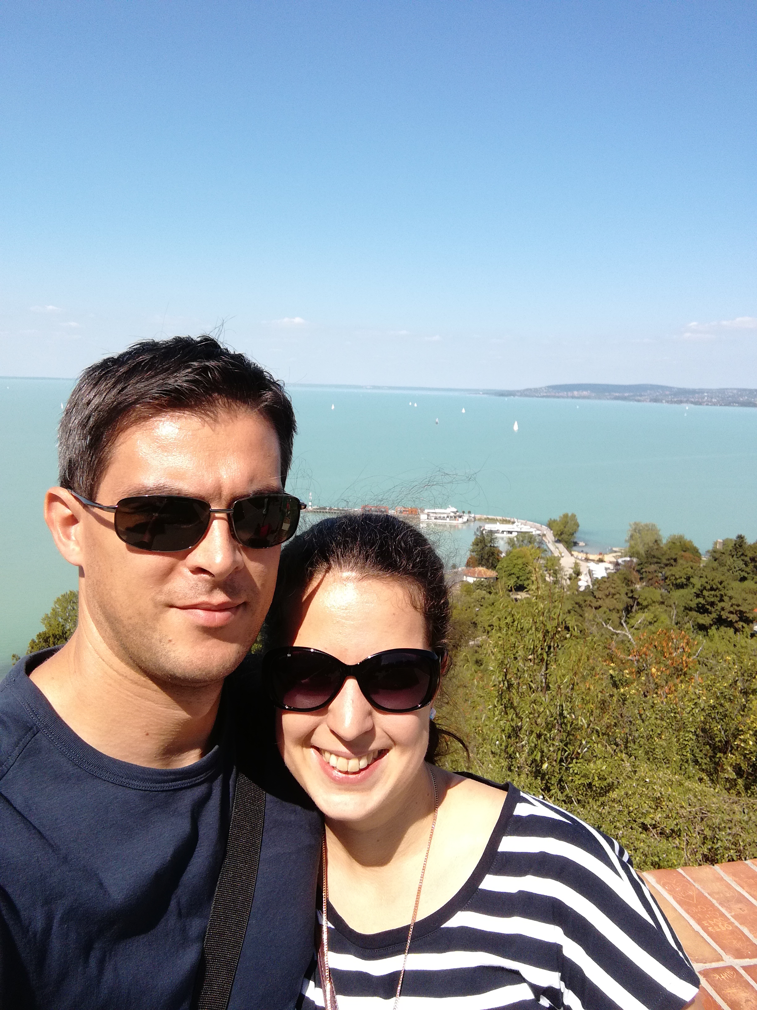 Erzsó és István Balatonvilágoson, 2018